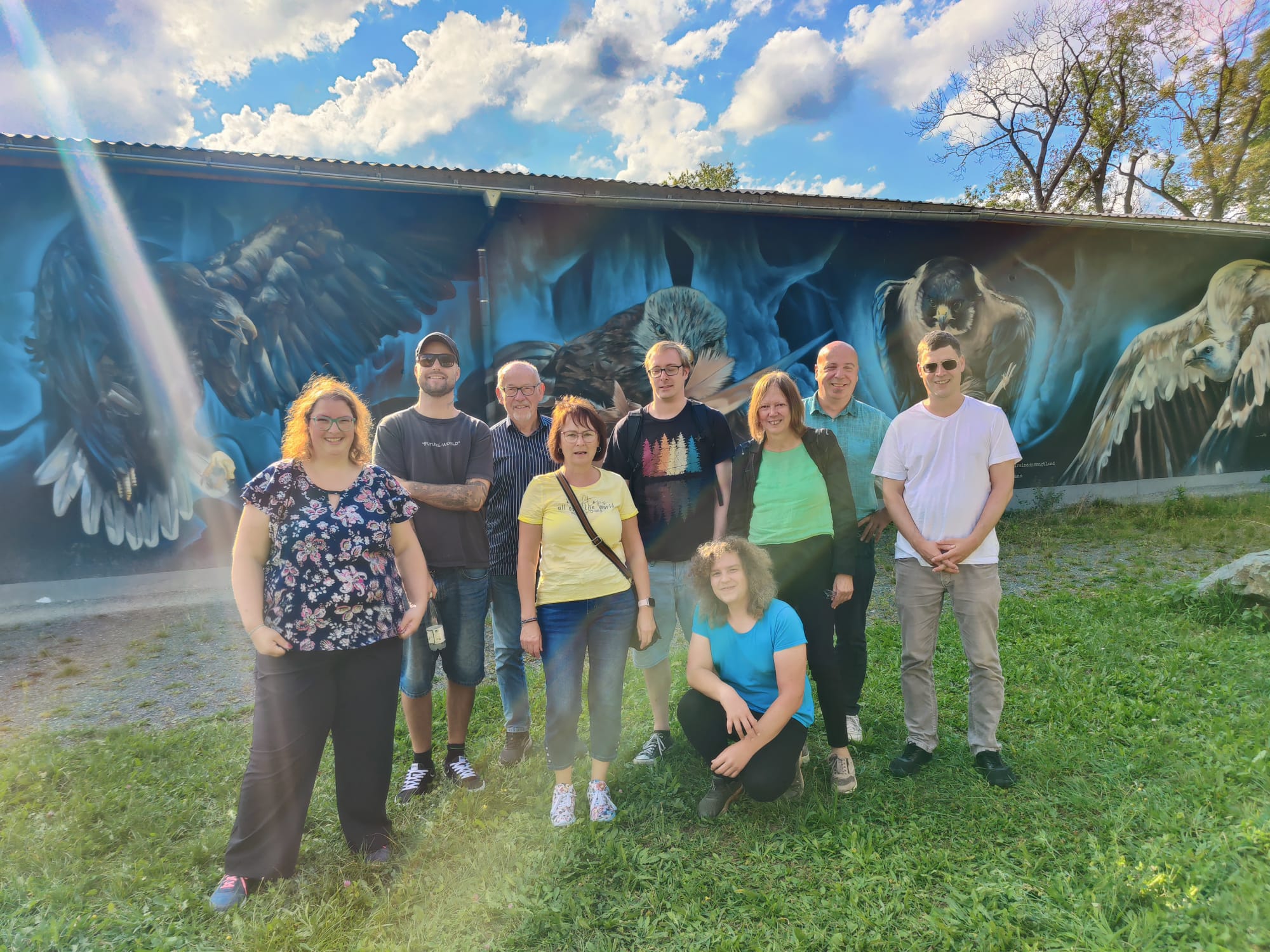 Firmenausfahrt Falknerei Herrmann Plauen