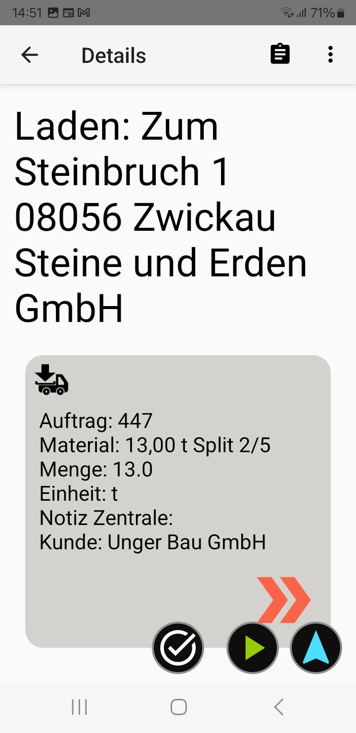 Ladeauftrag Ladeauftrag