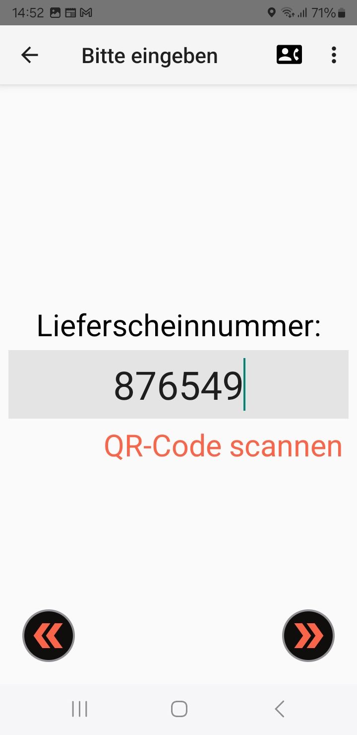 Lieferscheinnummer Lieferscheinnummer