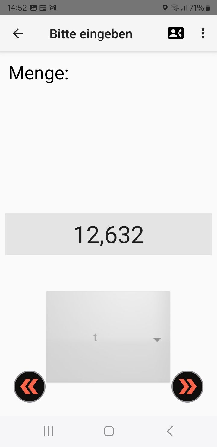 Mengeneingabe Mengeneingabe